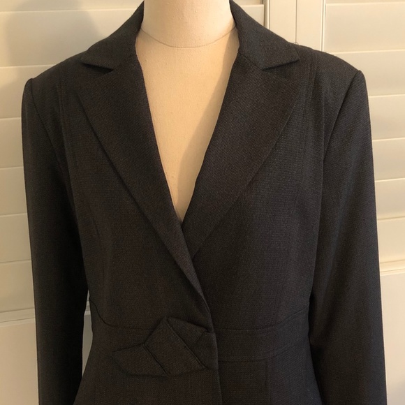 Jacqui E Jackets & Coats Jacqui E Size Grey Blazer Jacket Beautiful